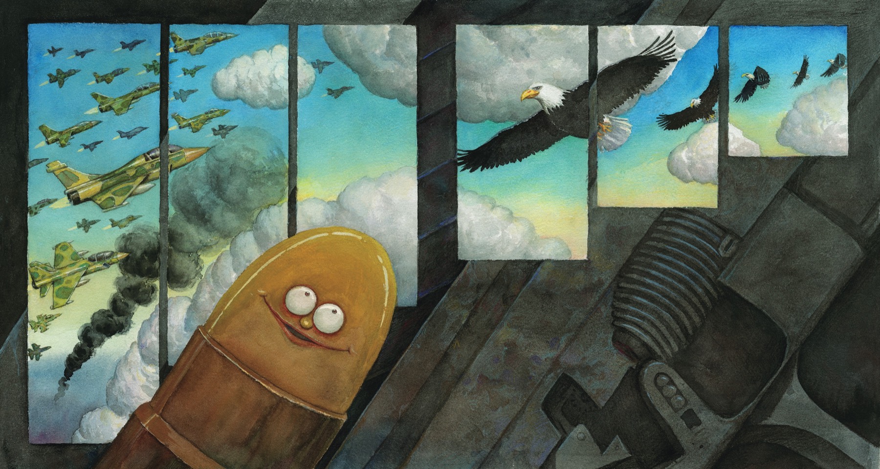 The Flight of a Bullet — selected illustration 2