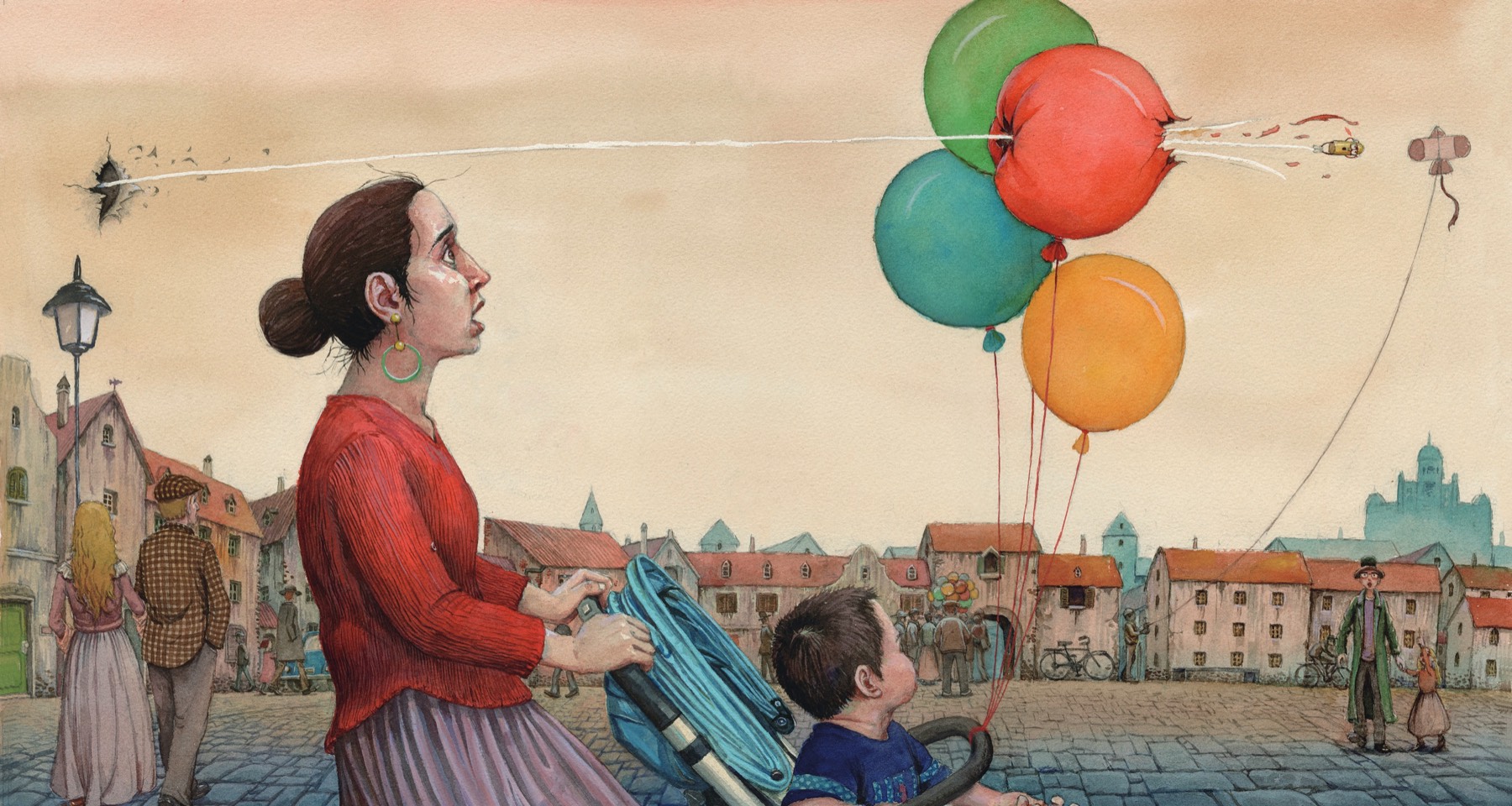 The Flight of a Bullet — selected illustration 6