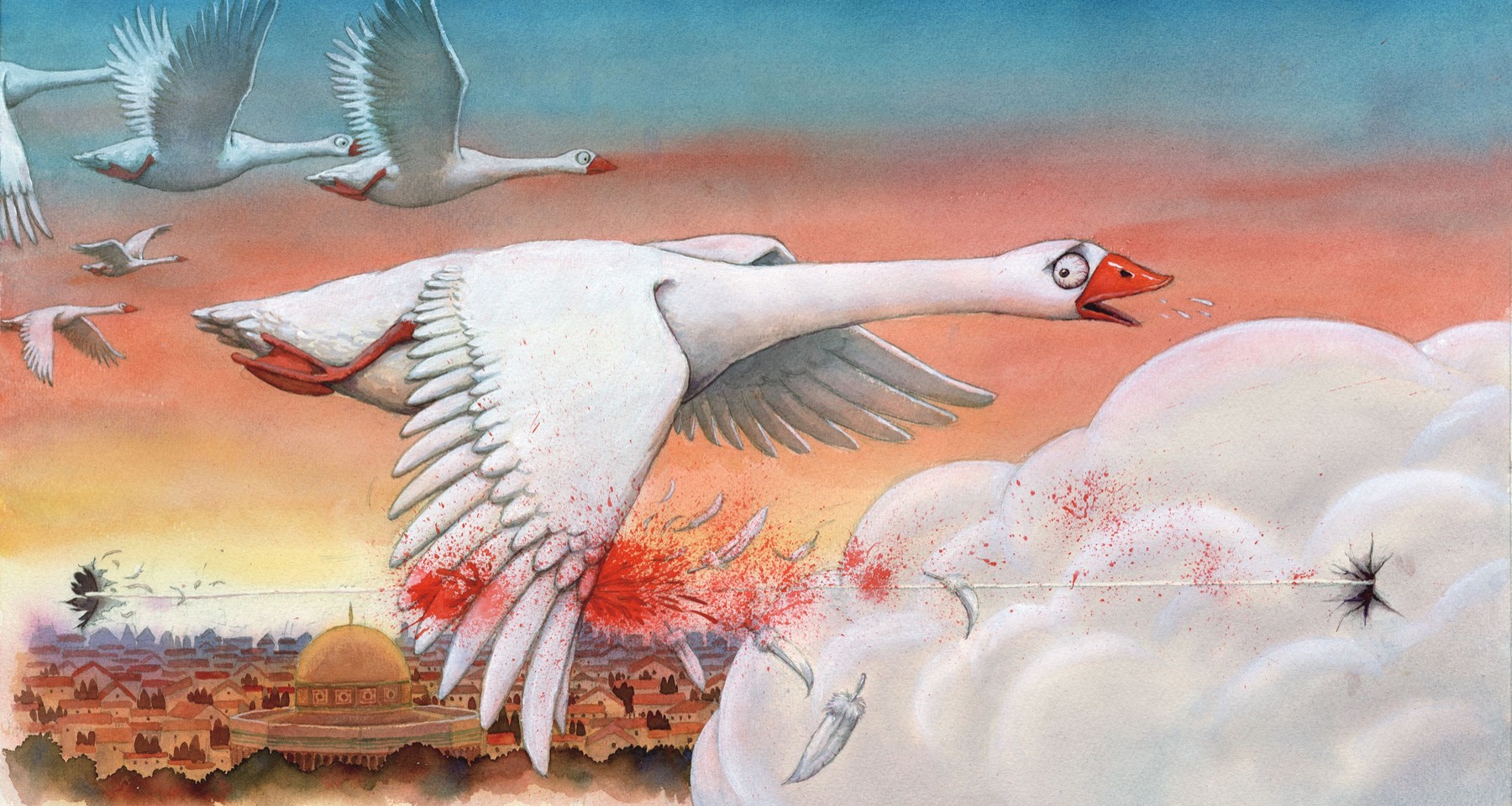 The Flight of a Bullet — selected illustration 9