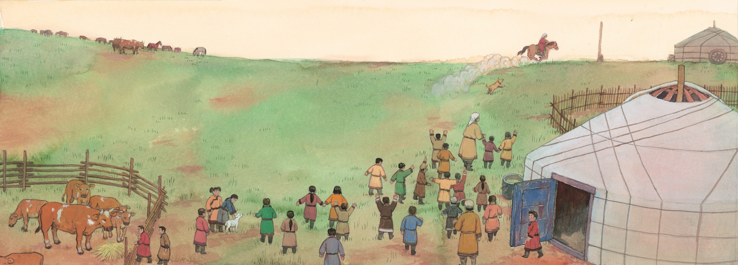 The Grassland Mother: The Story of Duoguima — selected illustration 7