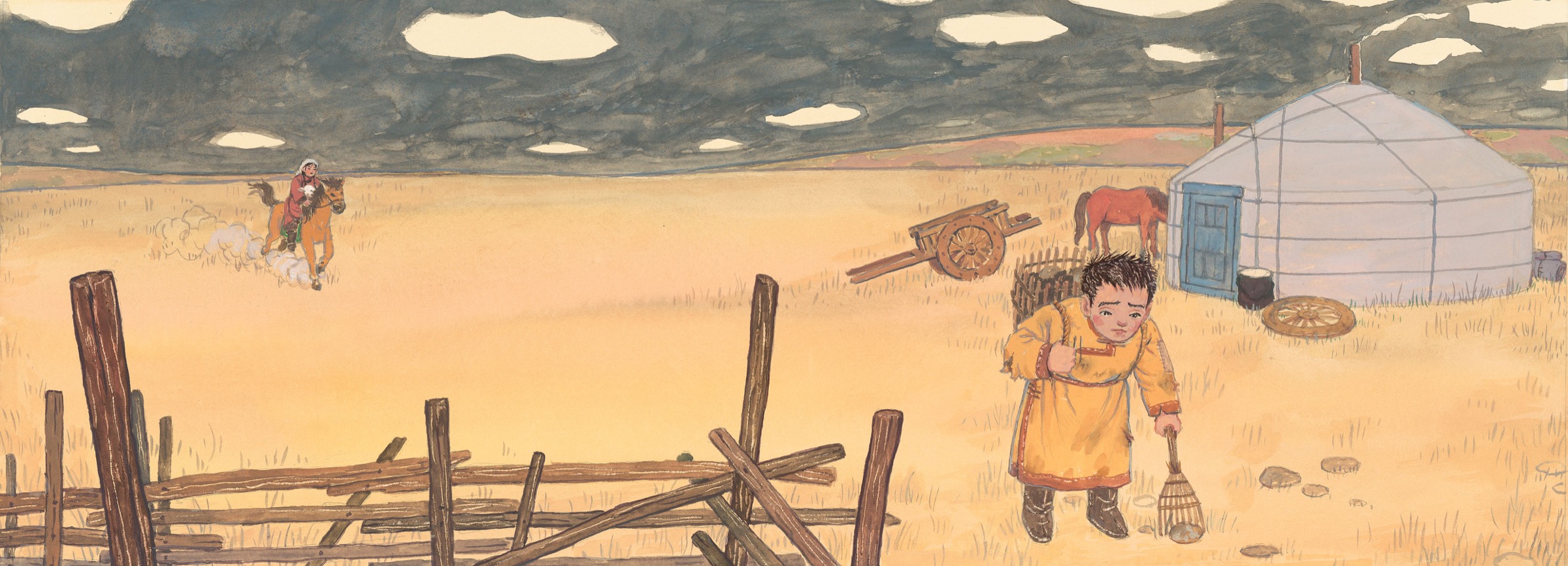 The Grassland Mother: The Story of Duoguima — selected illustration 11