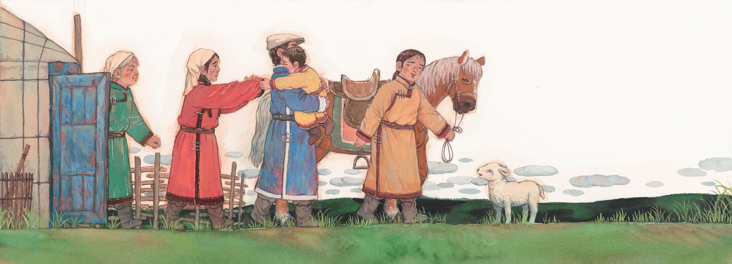 The Grassland Mother: The Story of Duoguima — selected illustration 13