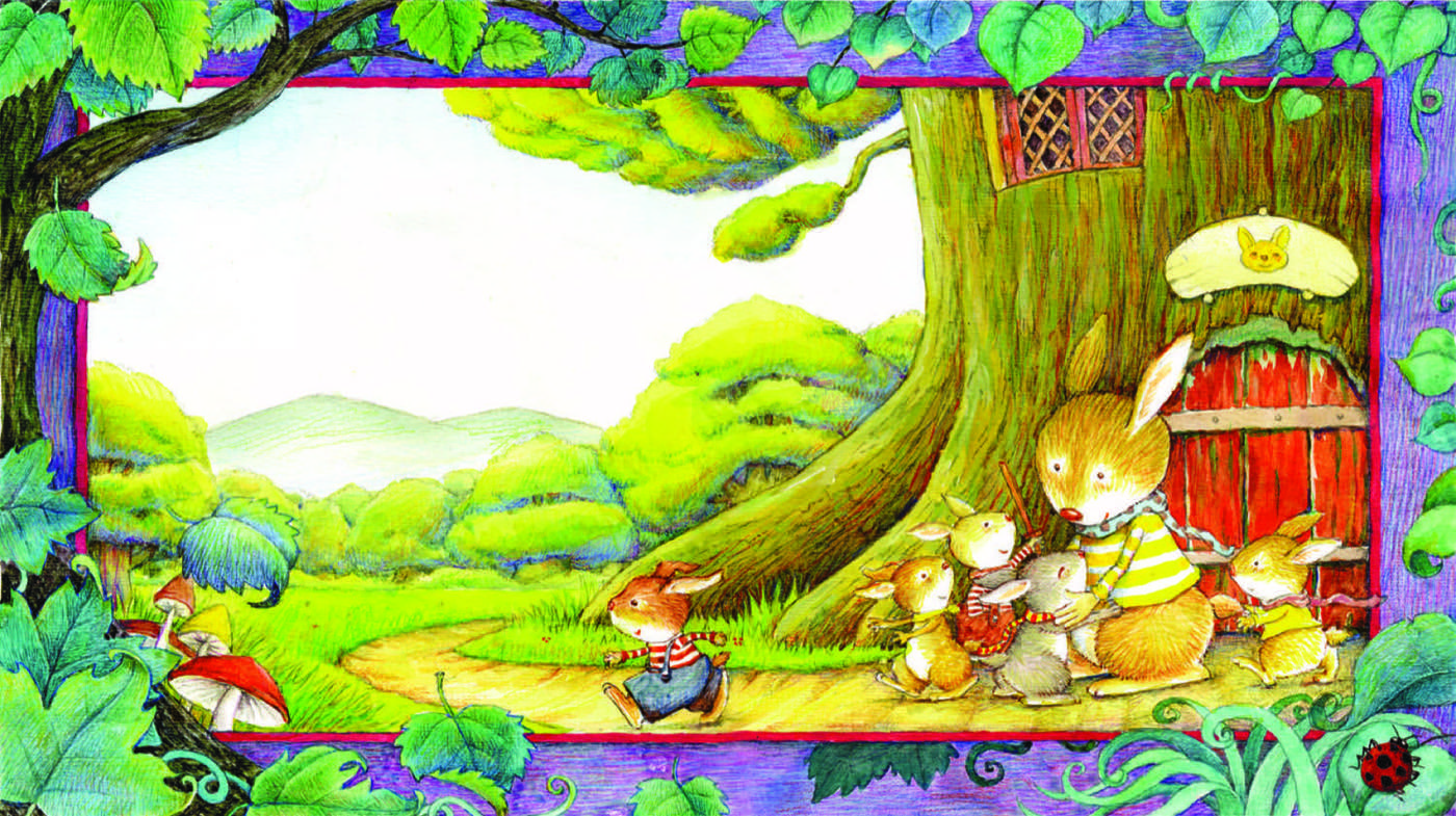 Gray Bunny’s Great Adventure — selected illustration 1