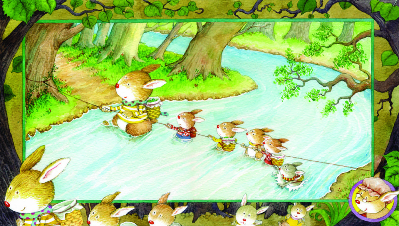 Gray Bunny’s Great Adventure — selected illustration 2