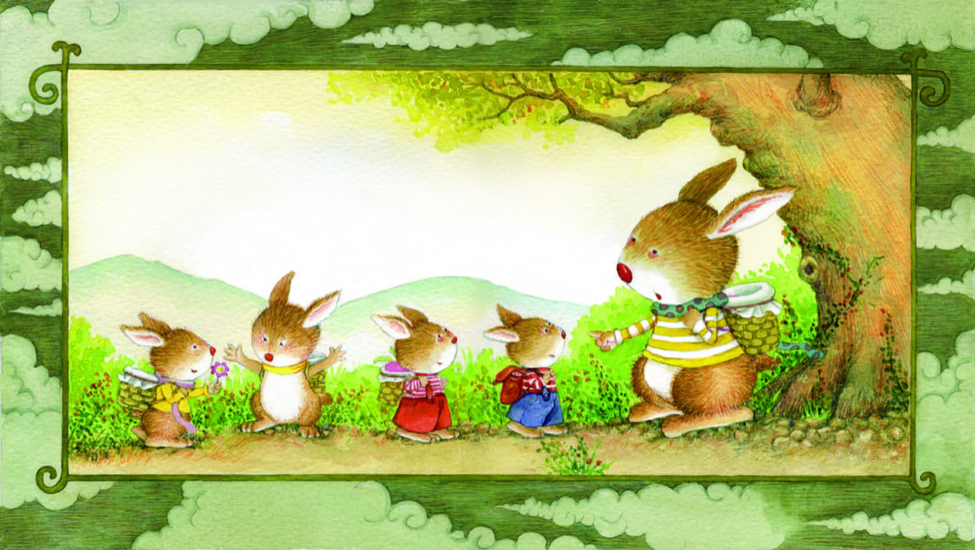 Gray Bunny’s Great Adventure — selected illustration 7