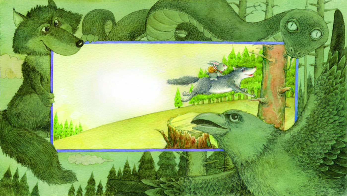 Gray Bunny’s Great Adventure — selected illustration 8
