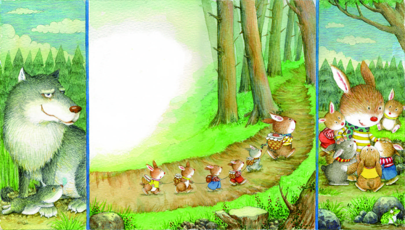 Gray Bunny’s Great Adventure — selected illustration 10