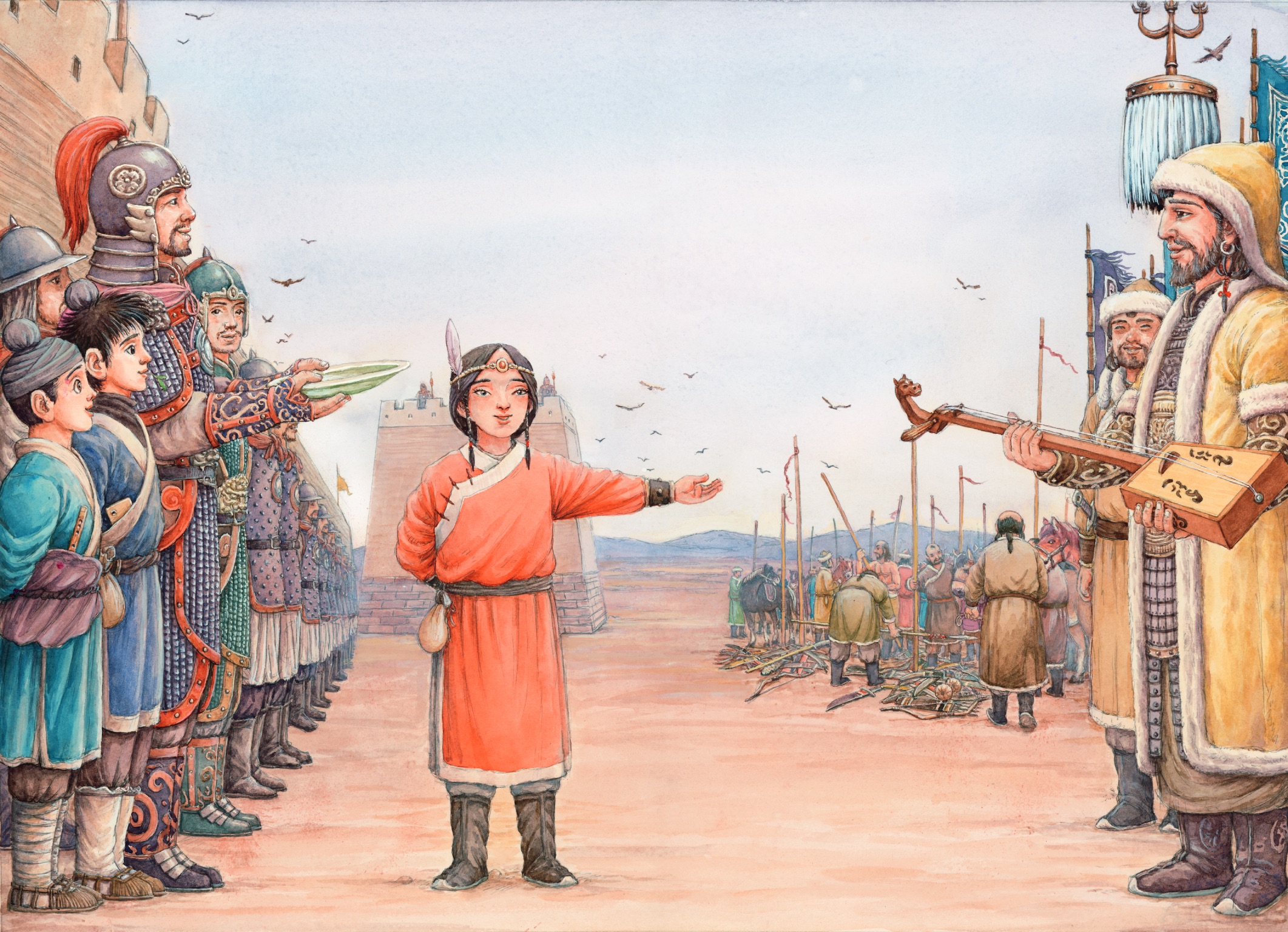 The Great Golden Dragon — selected illustration 10